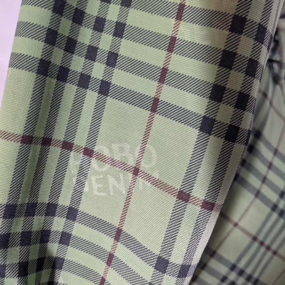 X'Donna | plaid trench coat | hobo denim | L - Picture 5 of 7